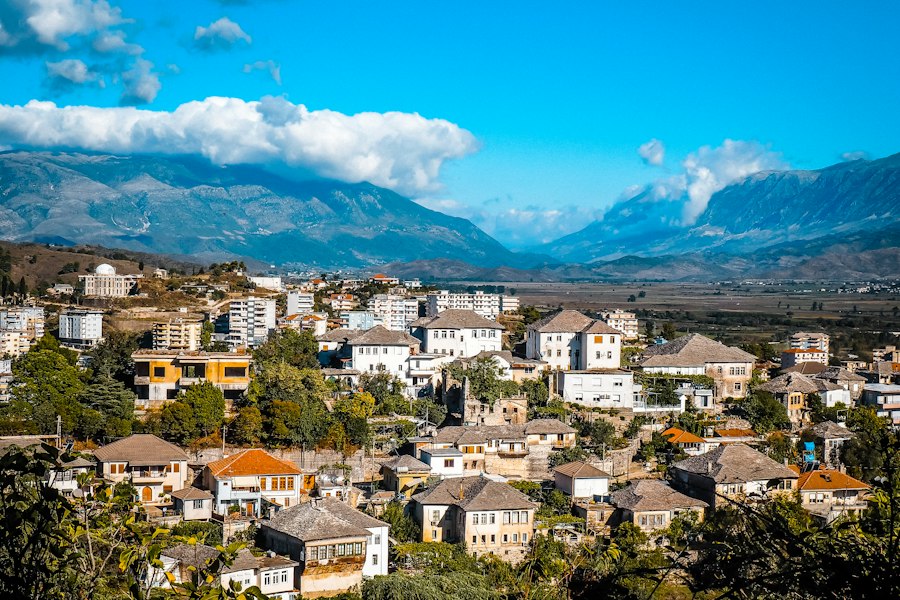 Αργυρόκαστρο — Gjirokastër city view